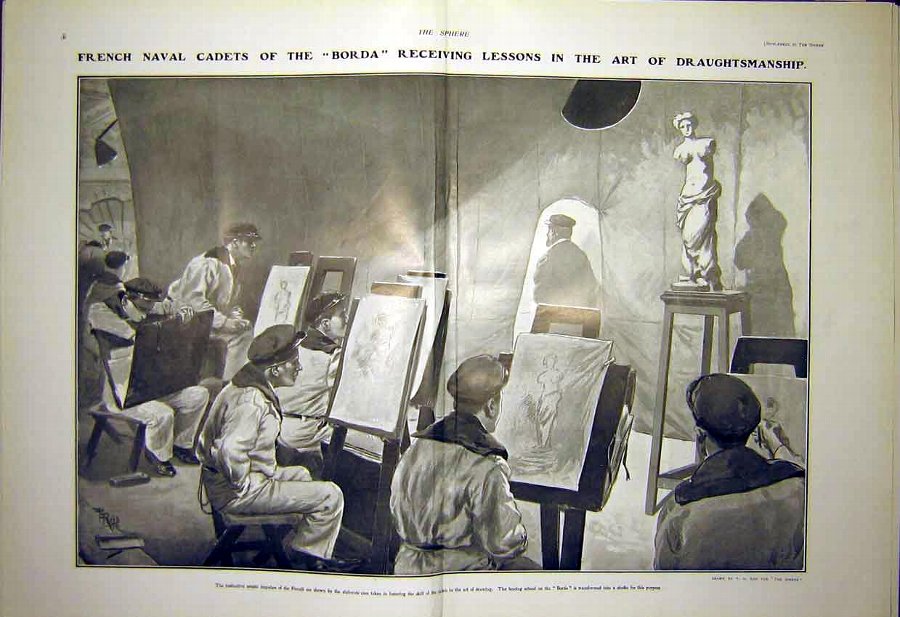 Print Naval Cadets Borda Draughtsmanship Lesson 19