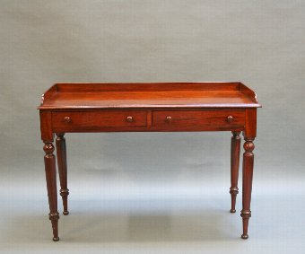 Antique Victorian mahogany writing table