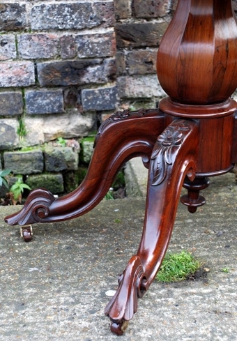Antique Circa 1860, Victorian rosewood tea table