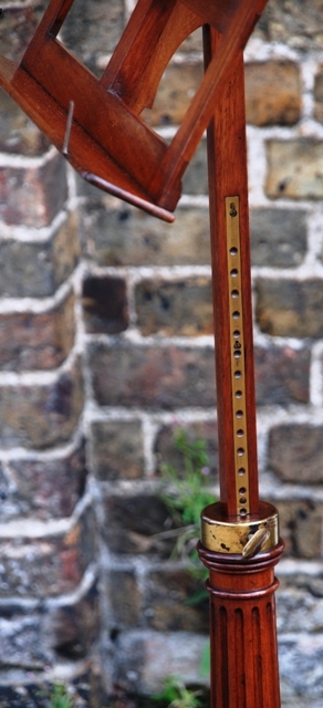 Antique Late Victorian Mahogany Music Stand