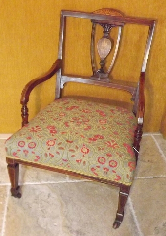 Edwardian rosewood chair
