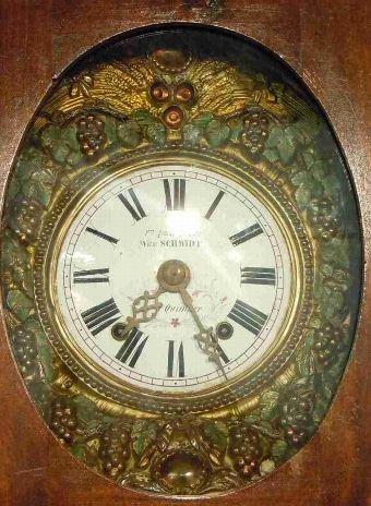 French Longcase grandfather clock called comtoise