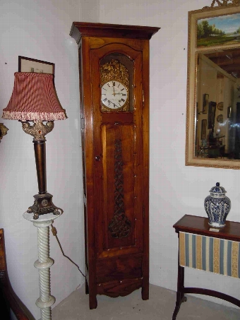 French oak country longcase Clock grandfather Clock