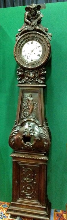 Walnut Grandfather Clock