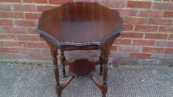 Victorian Hexagonal Occasional Table