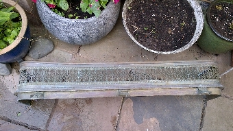 Victorian Brass Pierced Fender