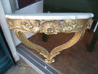 19thc console table
