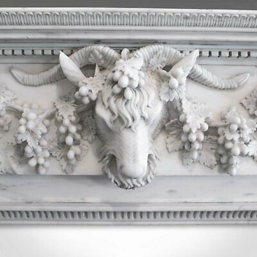 Antique Georgian Revival Marble Fireplace, English, Fire Surround, Dominic Hurley