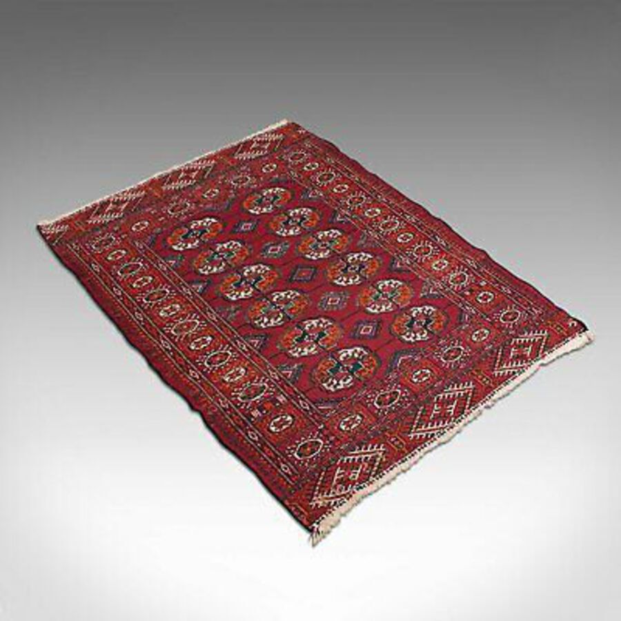 Antique Antique Tekke Bokhara Rug, Middle Eastern, Nomadic, Turkoman, Carpet, Circa 1900