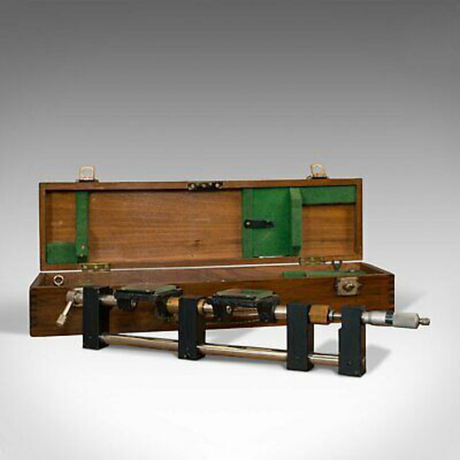 Antique Vintage Stereoscope Bar Parallax, Scientific Instrument, JM Glauser, London