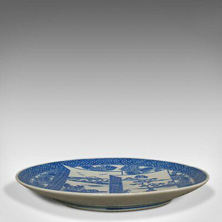 Antique Vintage Decorative Plate, Arita Taste, Japanese, Painted, Dish, 20th Century