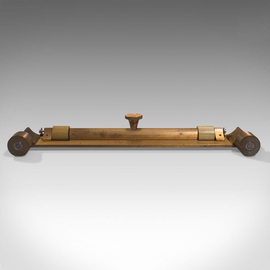 Antique Antique Rolling Parallel Rule, English, Brass, Scientific Instrument, Edwardian