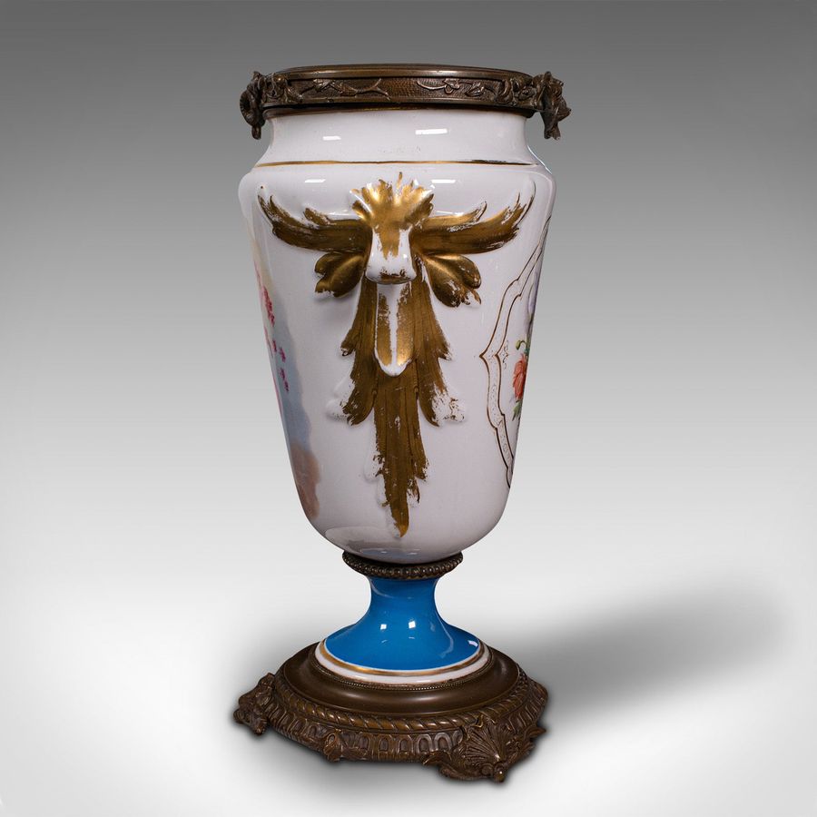 Antique Antique Decorative Jardiniere, French, Ceramic, Display Planter, Vase, Victorian