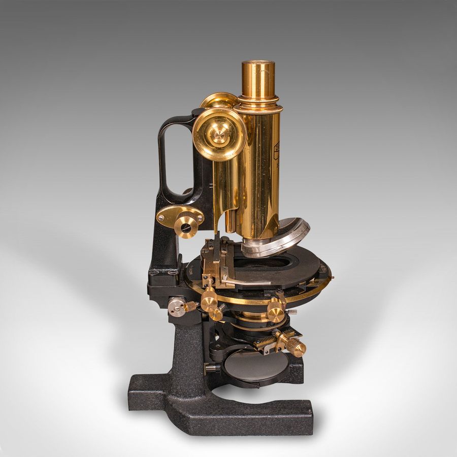 Antique Antique Laboratory Microscope, German, Scientific Instrument, Carl Zeiss Jena