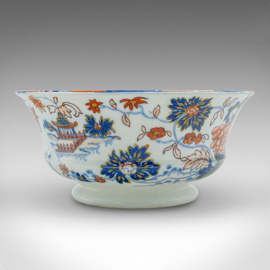Antique Antique Finger Bowl, English, Decorative Ceramic Serving Dish, Victorian, C.1900