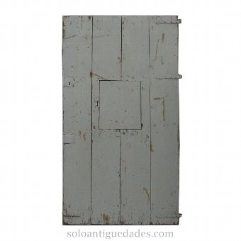 Antique Old style wooden door Catalan