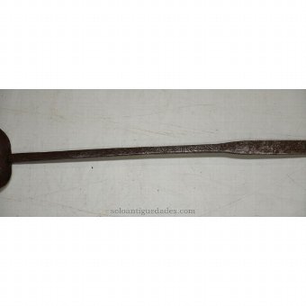 Antique Smooth Bucket engraved handle 35 cm