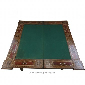 Antique Game table neomudejar