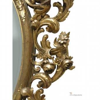 Antique 18th Century baroque mirror