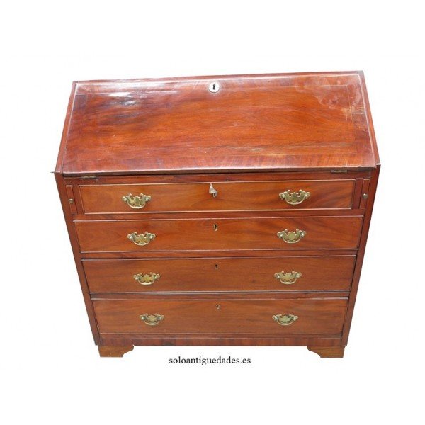 Old English mahogany bureau