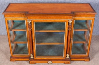 Antique Fine Satinwood Credenza Side Cabinet