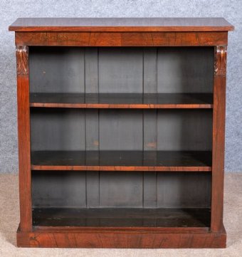 Antique Antique Rosewood Open Bookcase