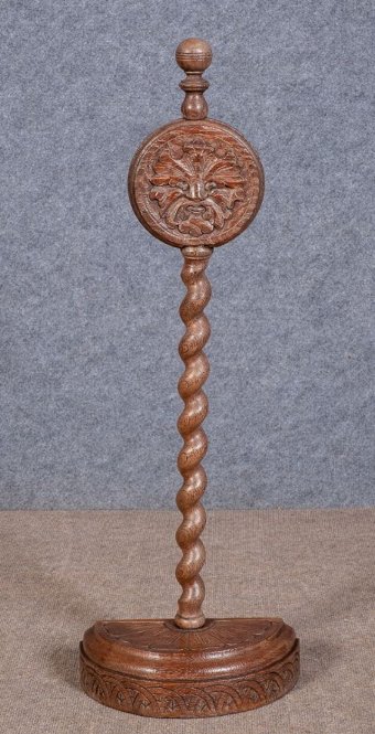 Green Man Oak Door Stop