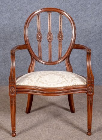 Small Adam Style Occasional Chair