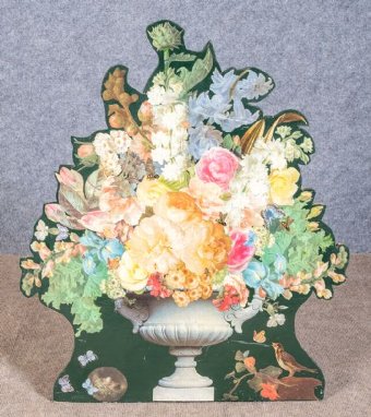Decoupage Fire Screen