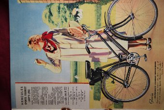 1930s Hercules  cycle/bike catalogue