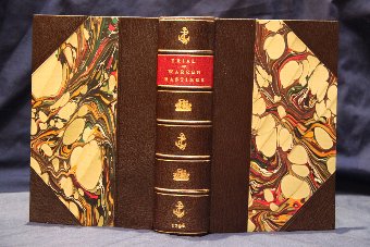 Fine Antiquarian book, The Trial Of Warren Hastings, Esq
