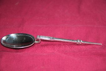 Silver Romanesque spoon