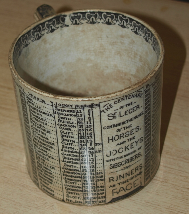 Antique commemorative mug, 
