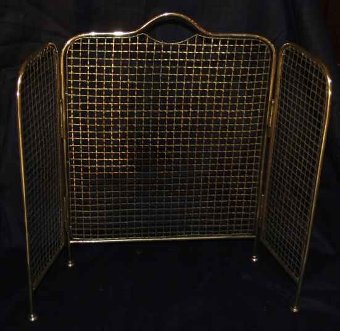 Late Victorian firescreen