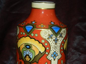 Antique Limoges Art Deco vase 