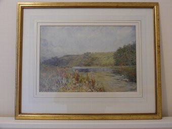 Edward Renard Watercolour titled 'After The Storm'