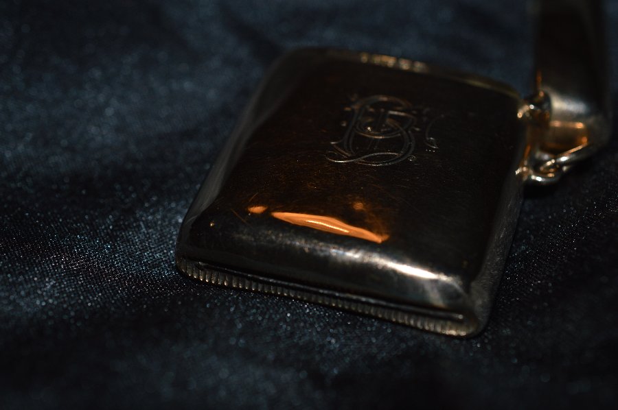 9 ct gold vesta case #loveantiques