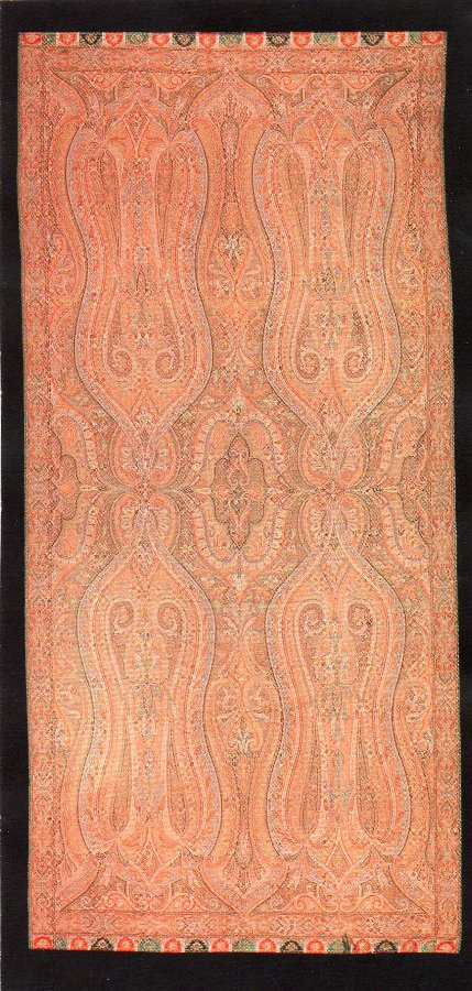 large woven shawl, Kashmir, early 20th century
