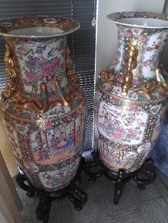2 Jarrones chinos