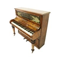 Antique Piano Collard & Collard, 19th Century, Ivory, Ebony, Walnut Wood