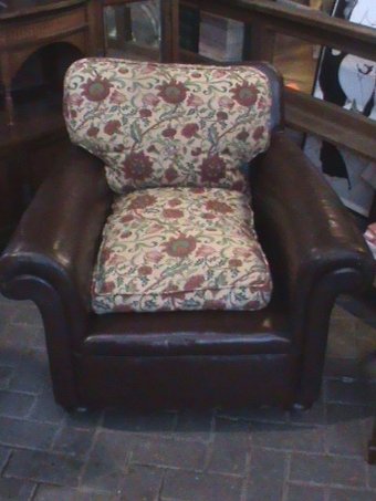 1930's leather club chair