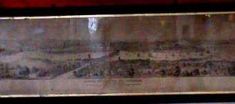 Antique London, Westminster and Southwark panoramic map, circa 1900