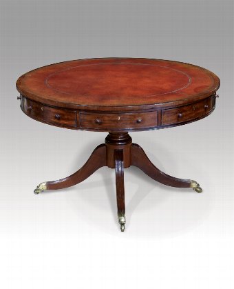 Antique Antique drum table