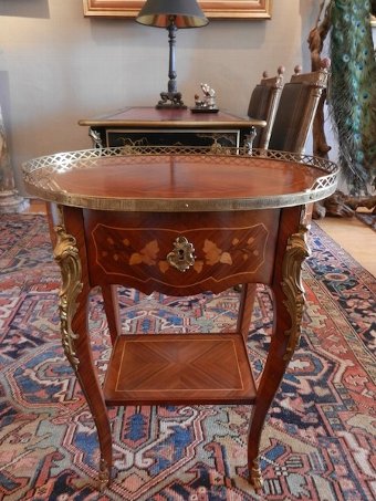 Inlaid Occasional table, Louis XV style