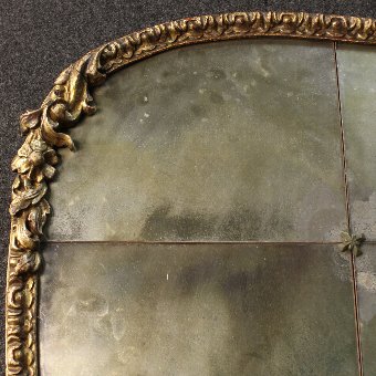 Antique Great Italian golden mirror of the early 20th century
