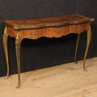 French console table in rosewood