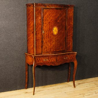 Italian inlaid double body sideboard