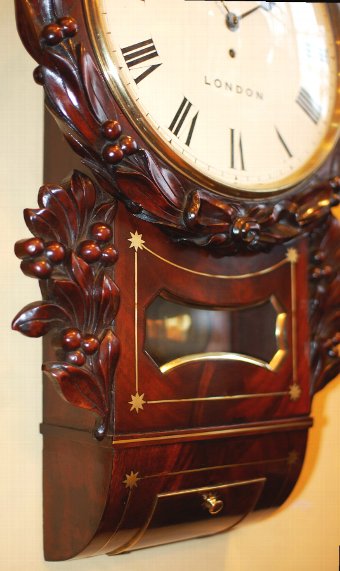 Antique Victorian Wall clock , Morton London