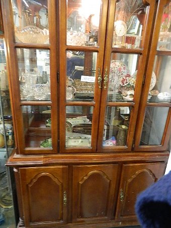 traditional large display case