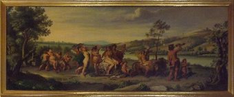 Oil painting on canvas - mythological - Triumph of Bacchus and Ariadne